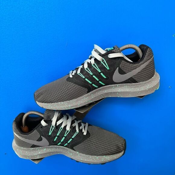 Nike Run Swift SE (AR1904-001) Black/Green Glow Women’s Running Shoes Size 9.5 - Picture 2 of 8